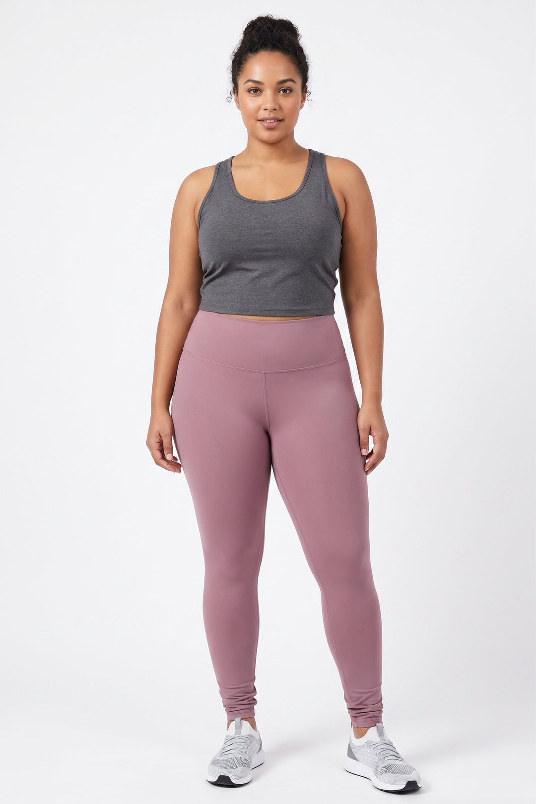 Buttery Smooth Basic Solid High Waisted Leggings - Plus Size - 5 Inch Waist - 1XL 2XL 3XL - New Mix