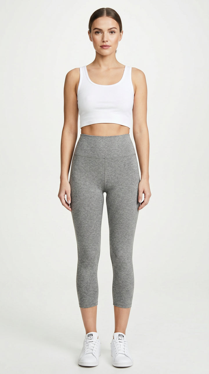 Buttery Smooth Basic Solid High Waisted Capris - 3 Inch Waist - New Mix