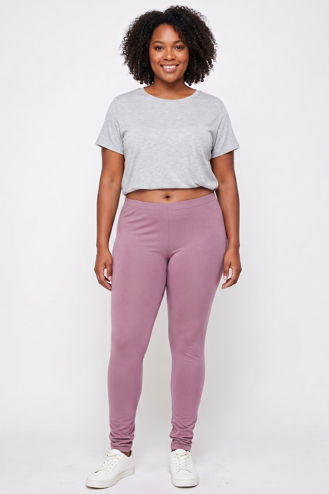 Buttery Smooth Basic Solid Leggings - Plus Size - 1XL 2XL 3XL - EEVEE