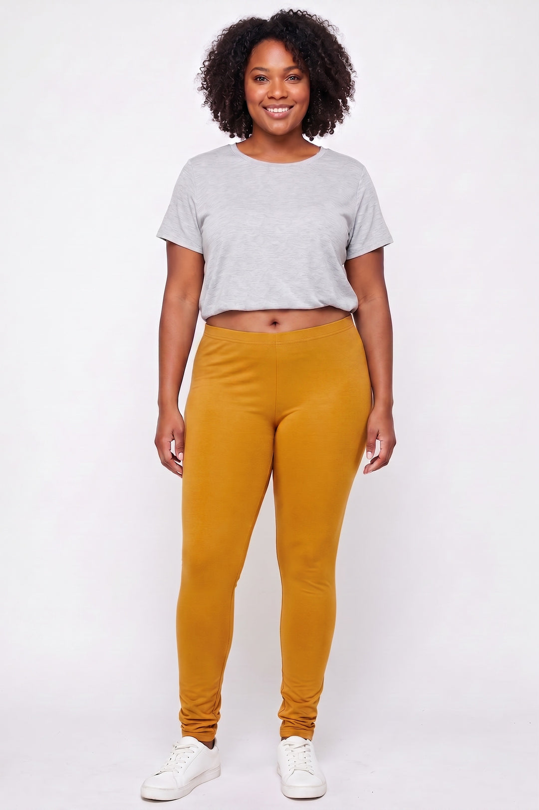 Buttery Smooth Basic Solid Leggings - Plus Size - 1XL 2XL 3XL - EEVEE