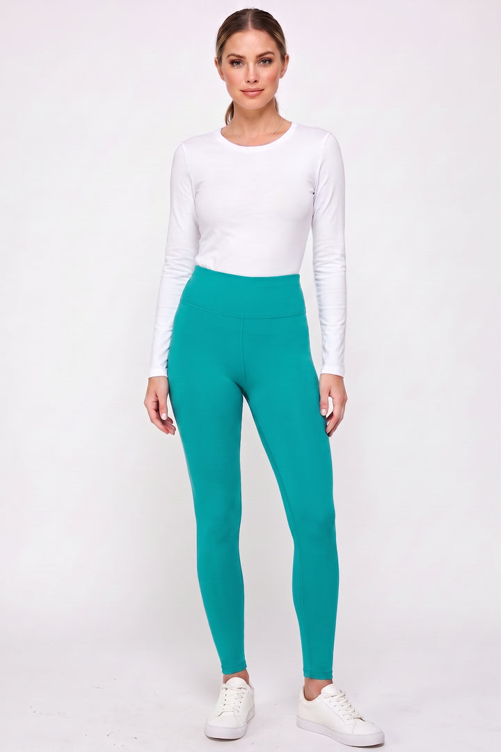 Buttery Smooth Basic Solid High Waisted Leggings - 3 Inch - EEVEE