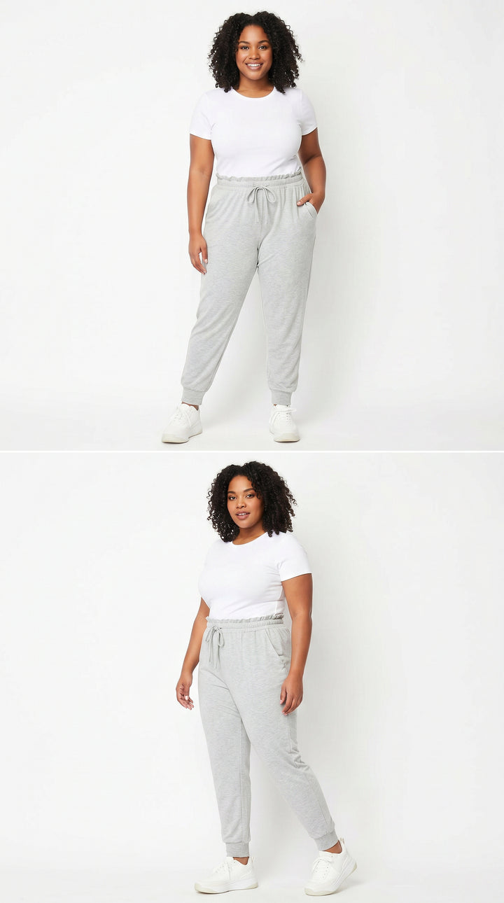 Buttery Smooth Basic Solid Joggers - Plus Size - 1XL 2XL 3XL - New Mix