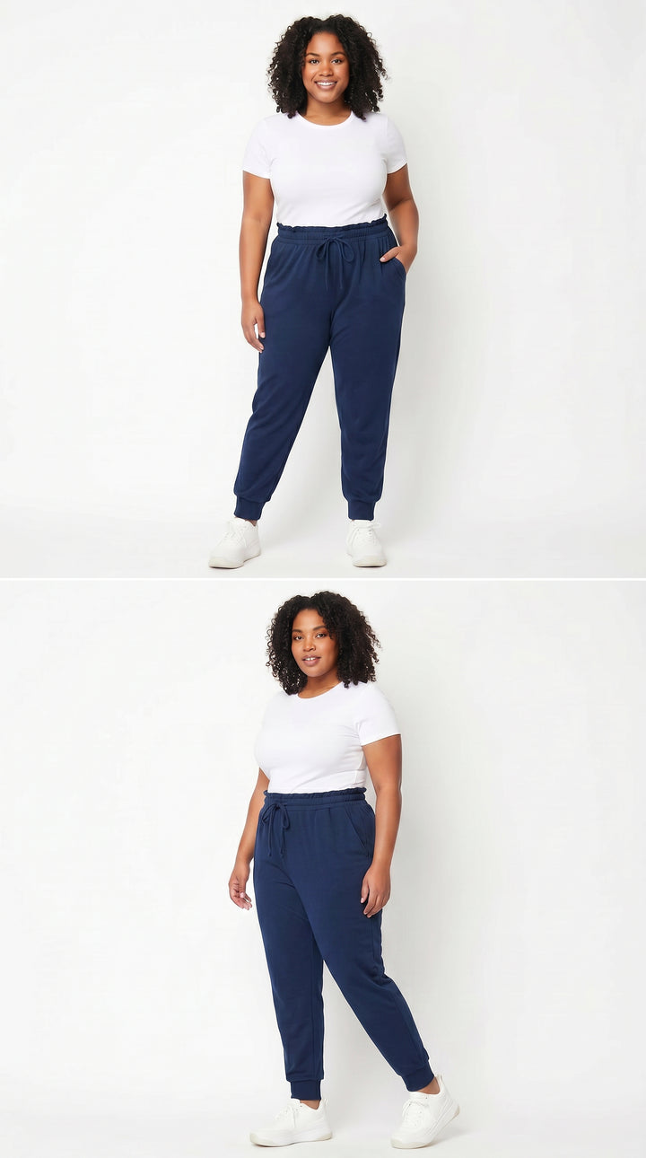 Buttery Smooth Basic Solid Joggers - Plus Size - 1XL 2XL 3XL - New Mix