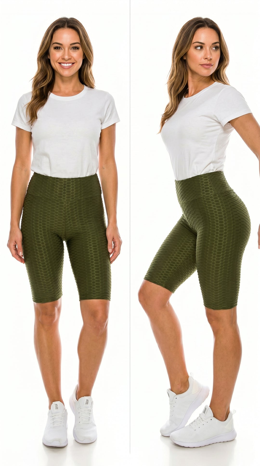 Scrunch Butt High Waisted Sport Biker Shorts