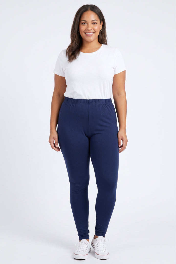 Buttery Smooth Basic Solid Leggings - Extra Plus Size - 3XL 4XL 5XL