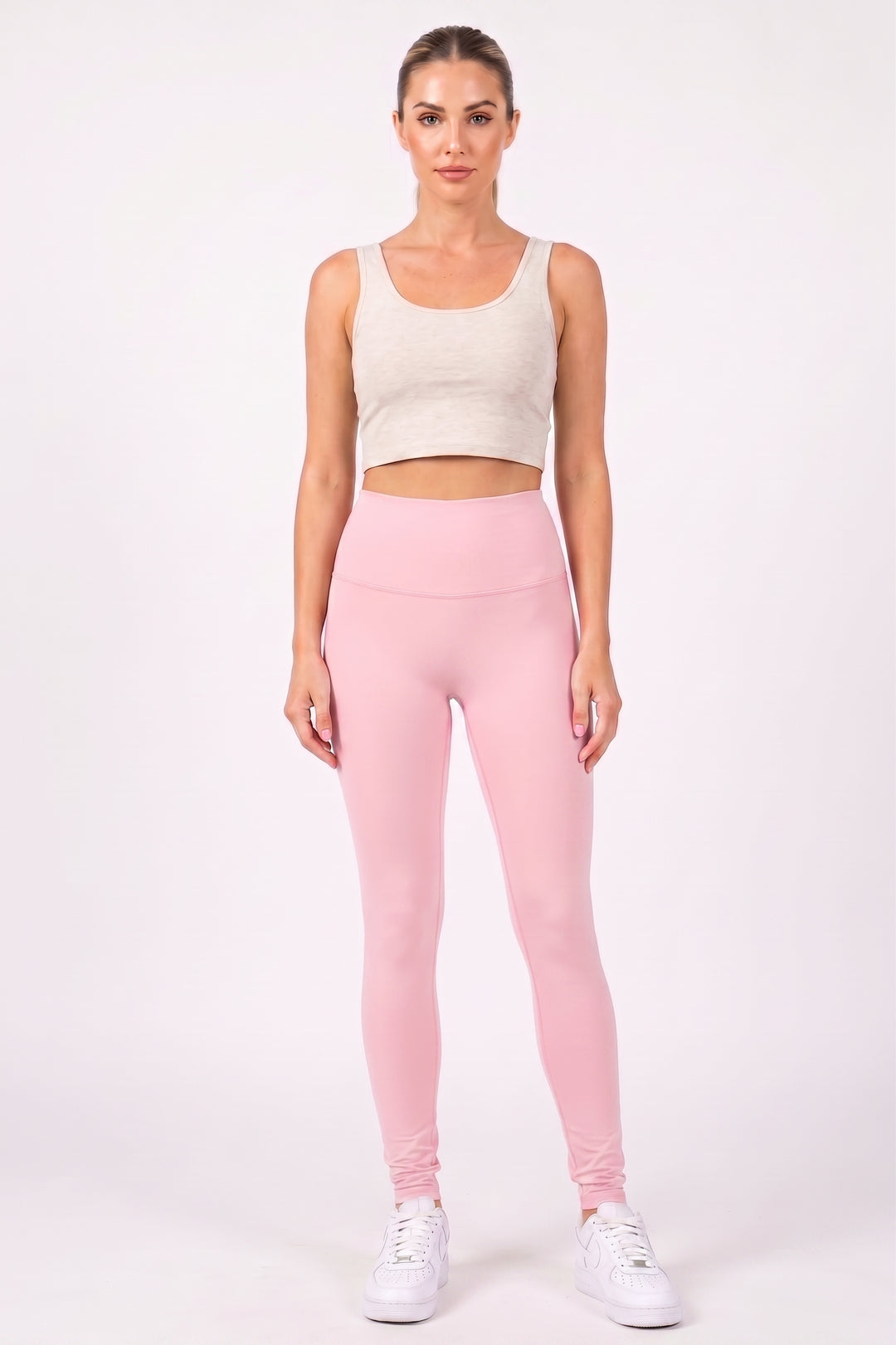 Buttery Smooth Basic Solid High Waisted Leggings - 5 Inch Waist - New Mix