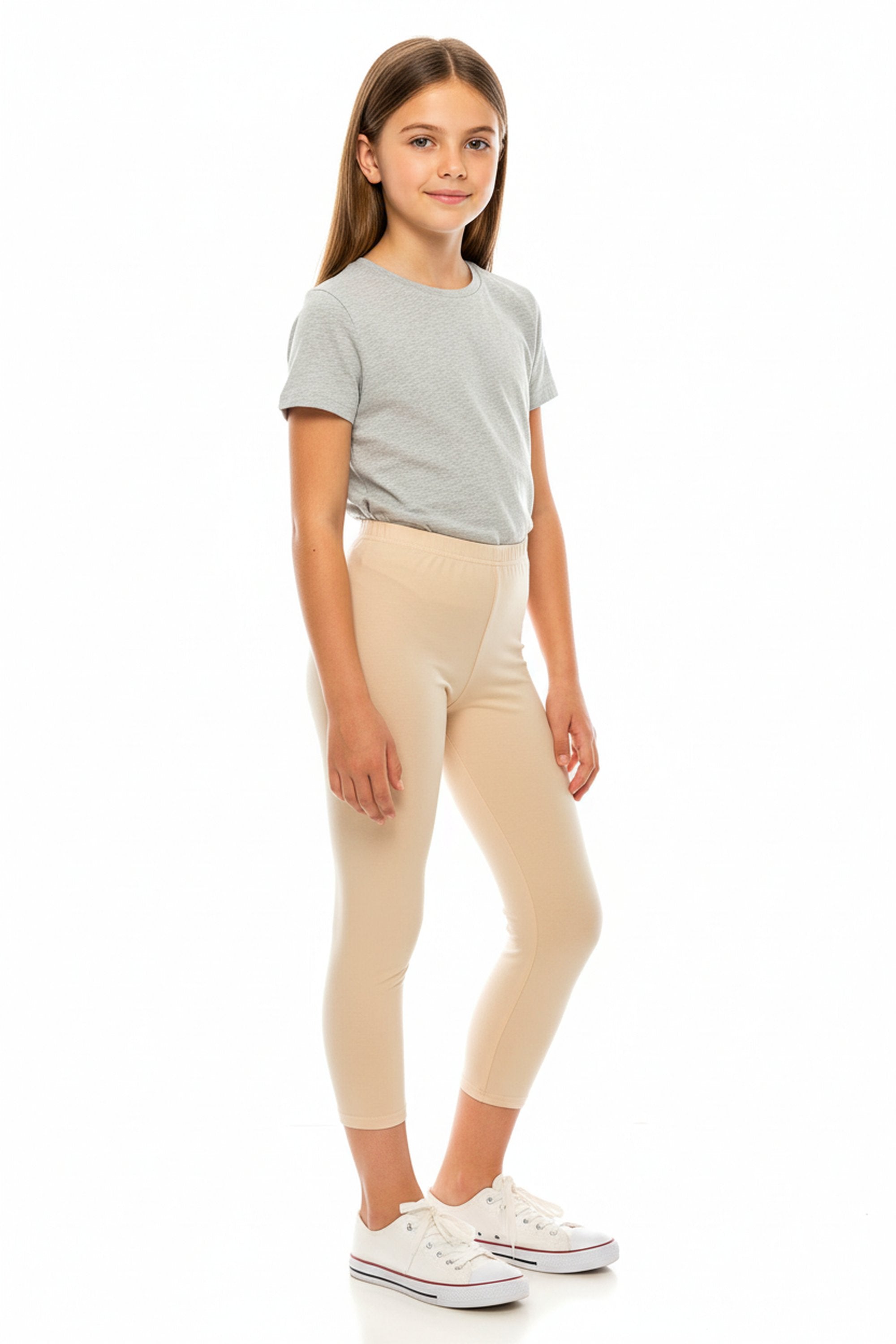 Buttery Smooth Solid Basic Kids Leggings - USA Fashion