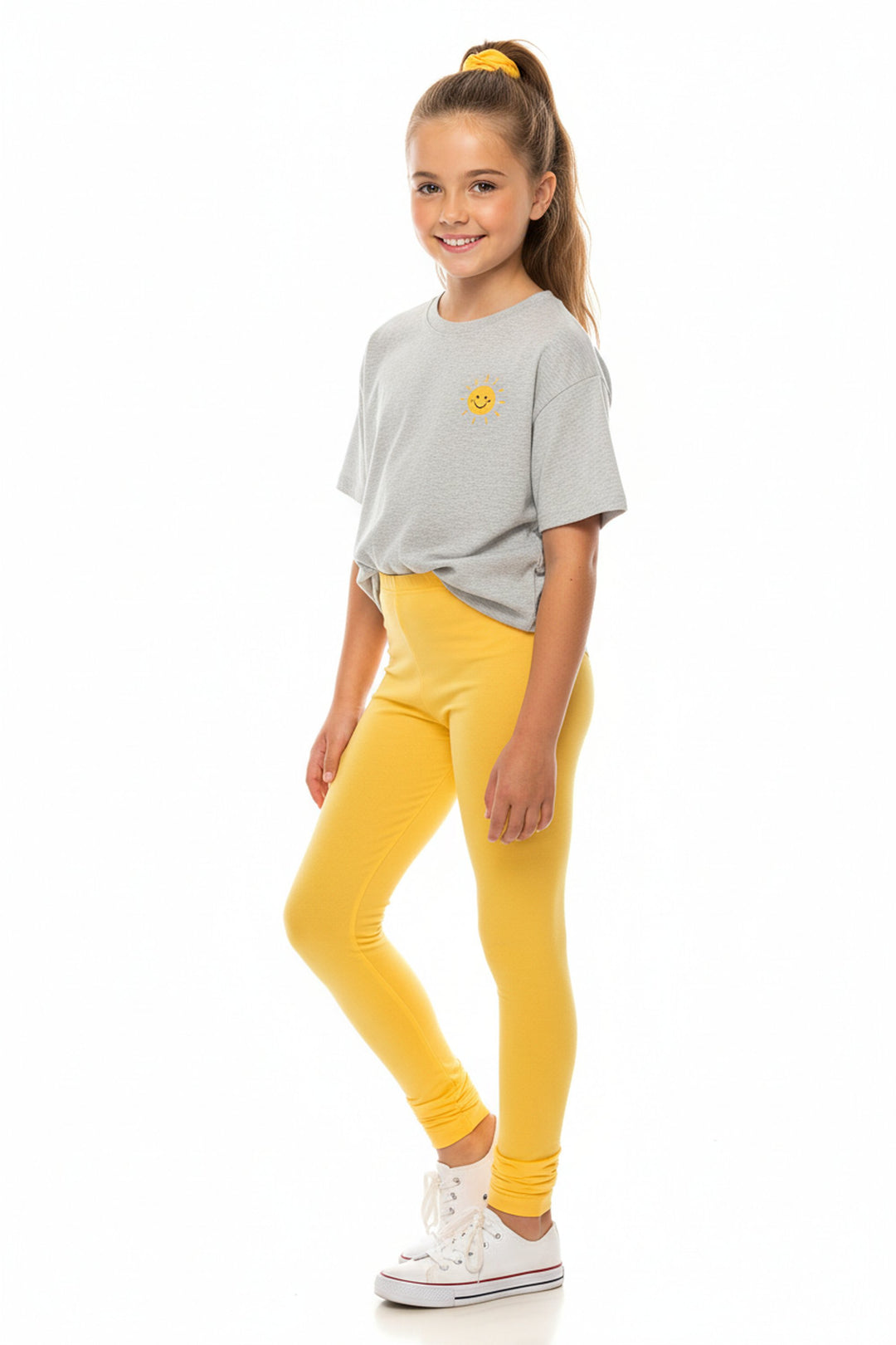 Buttery Smooth Solid Basic Kids Leggings - USA Fashion