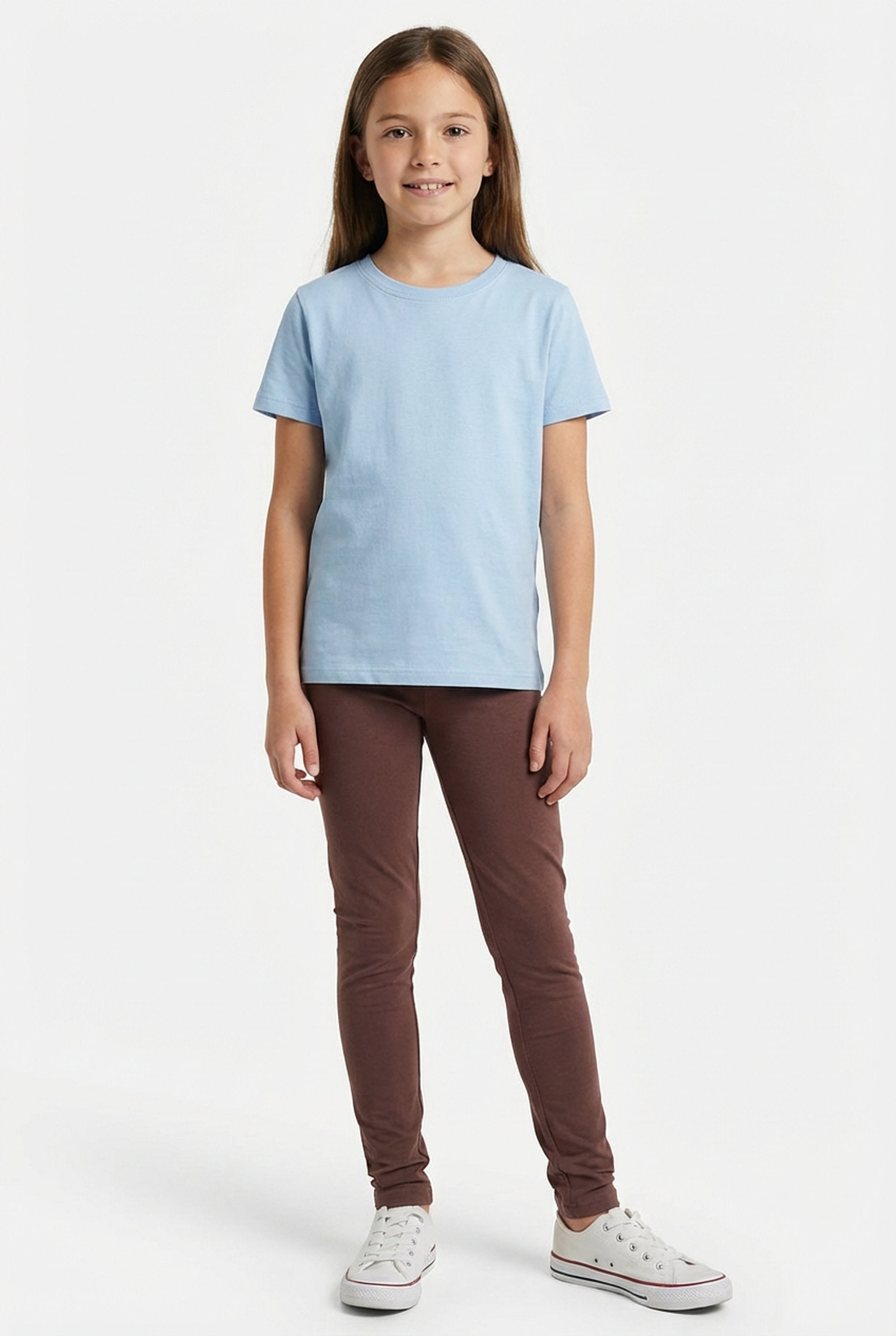 Buttery Smooth Solid Basic Kids Leggings - USA Fashion