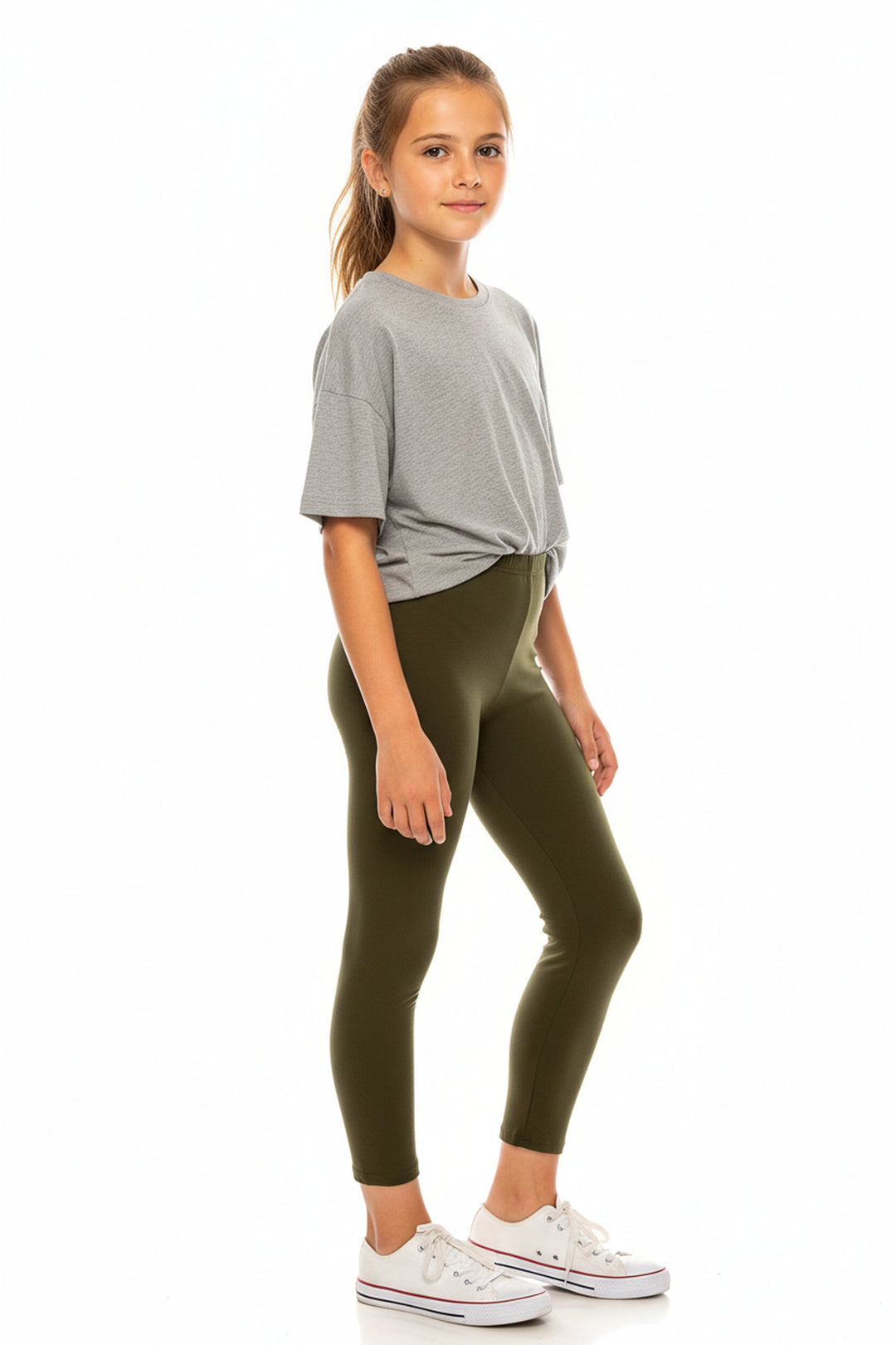 Buttery Smooth Solid Basic Kids Leggings