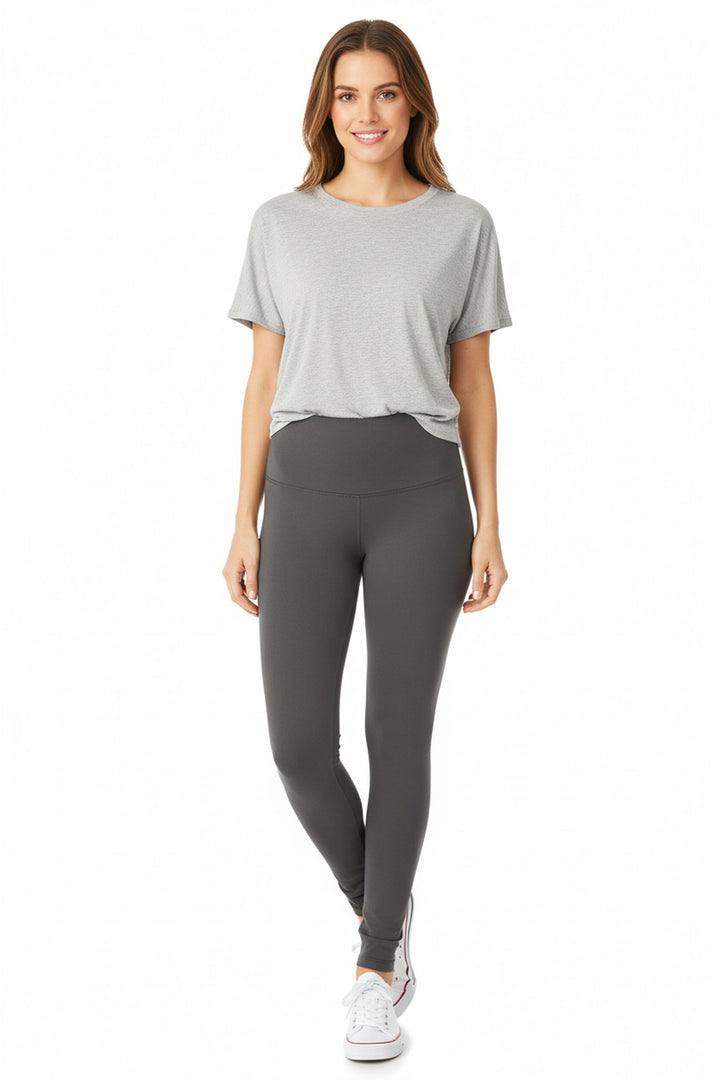 Buttery Smooth Basic Solid High Waisted Leggings - 5 Inch Waist - New Mix