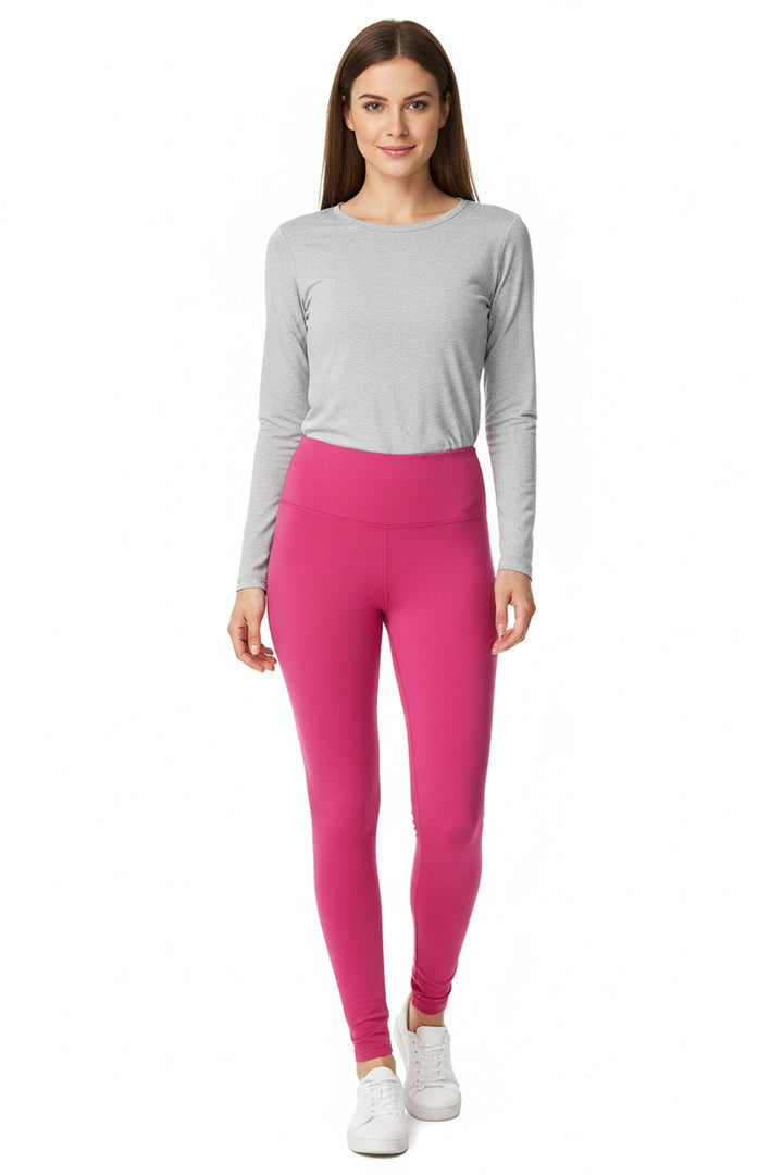 Buttery Smooth Basic Solid High Waisted Leggings - Plus Size - 5 Inch Waist - 1XL 2XL 3XL - New Mix