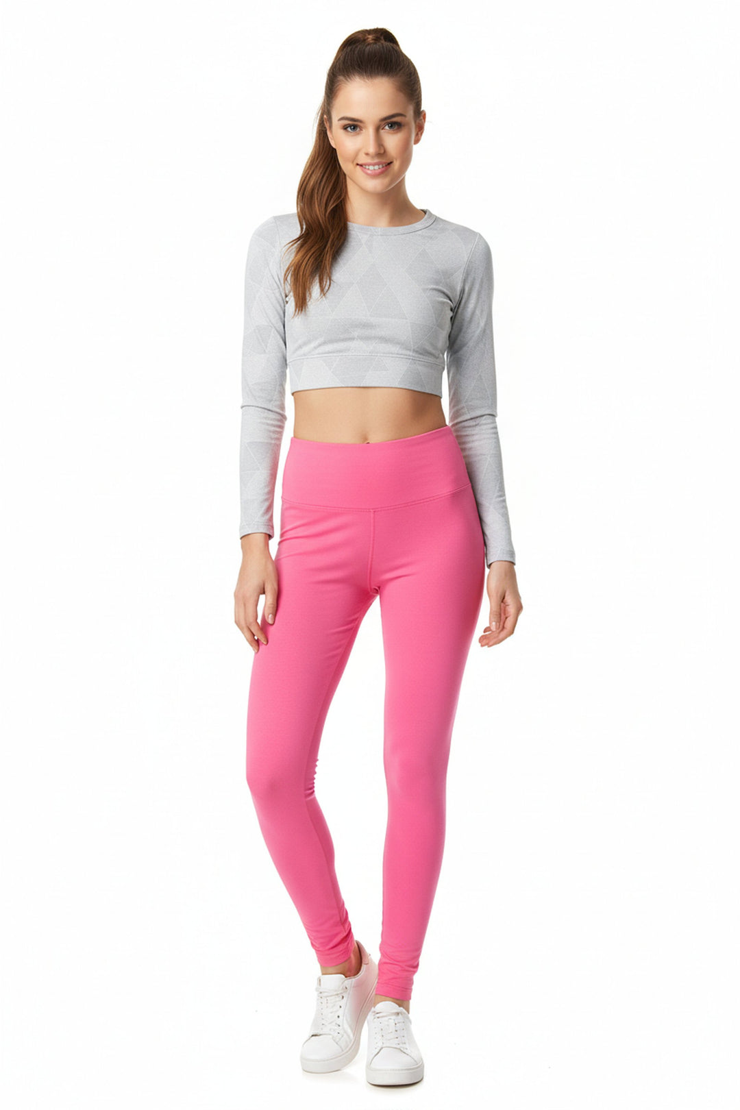 Buttery Smooth Basic Solid High Waisted Leggings - Plus Size - 5 Inch Waist - 1XL 2XL 3XL - New Mix