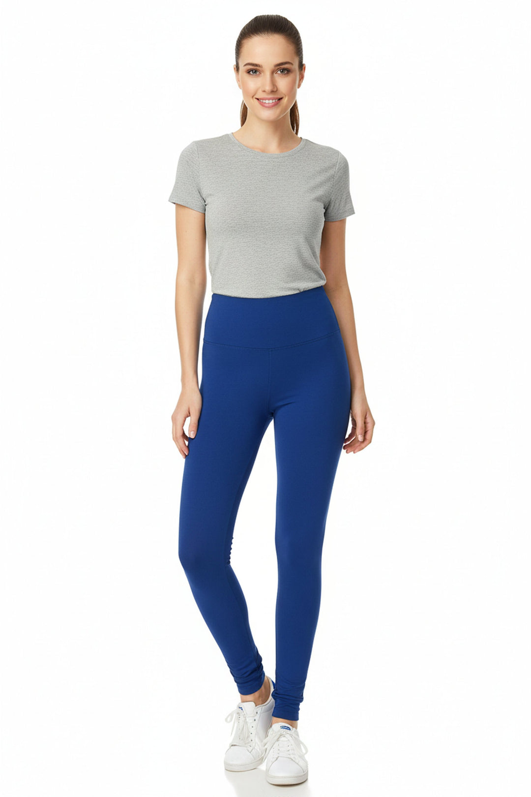 Buttery Smooth Basic Solid High Waisted Leggings - Plus Size - 5 Inch Waist - 1XL 2XL 3XL - New Mix