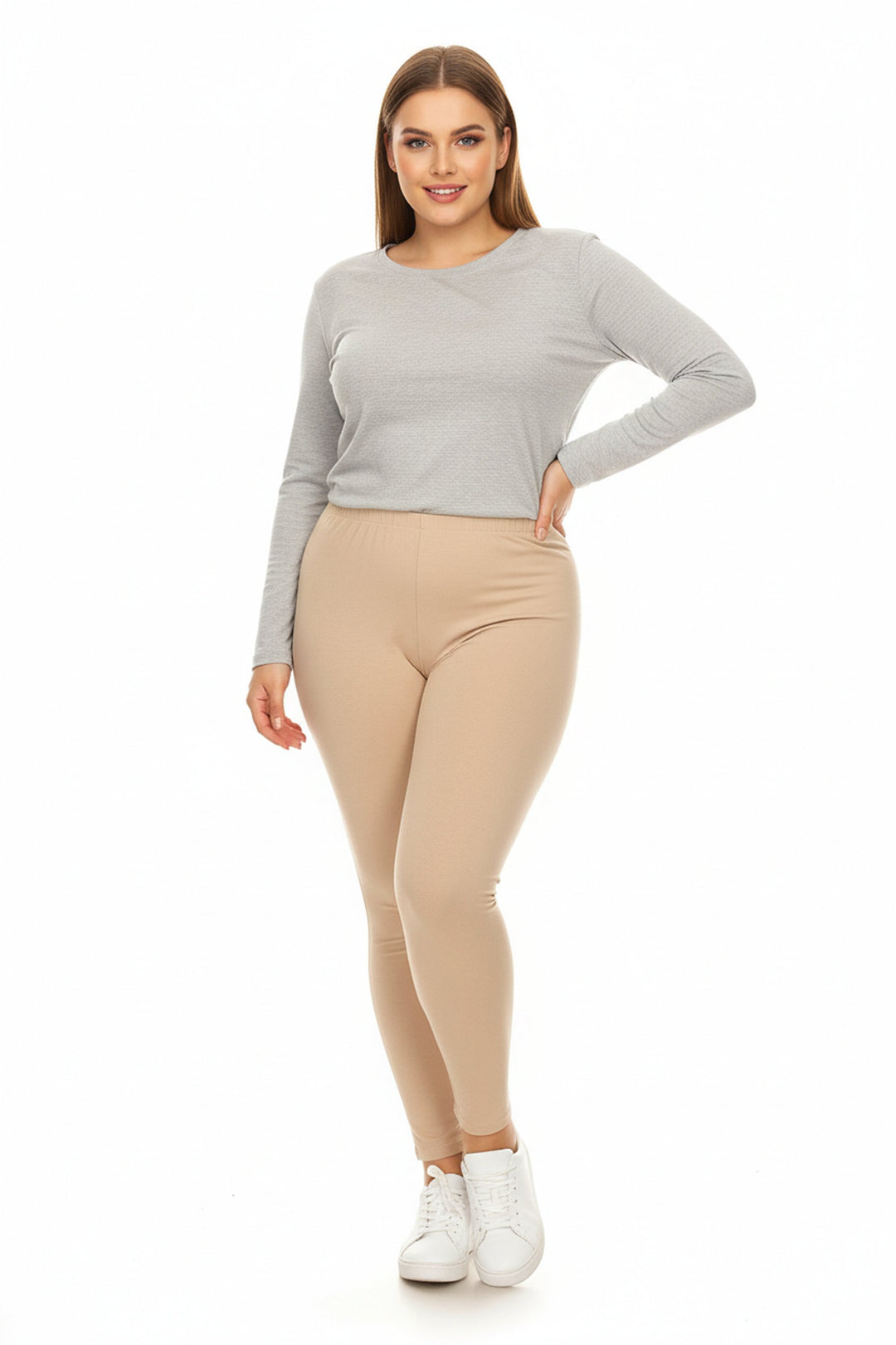 Buttery Smooth Basic Solid Leggings - Extra Plus Size - 3XL 4XL 5XL