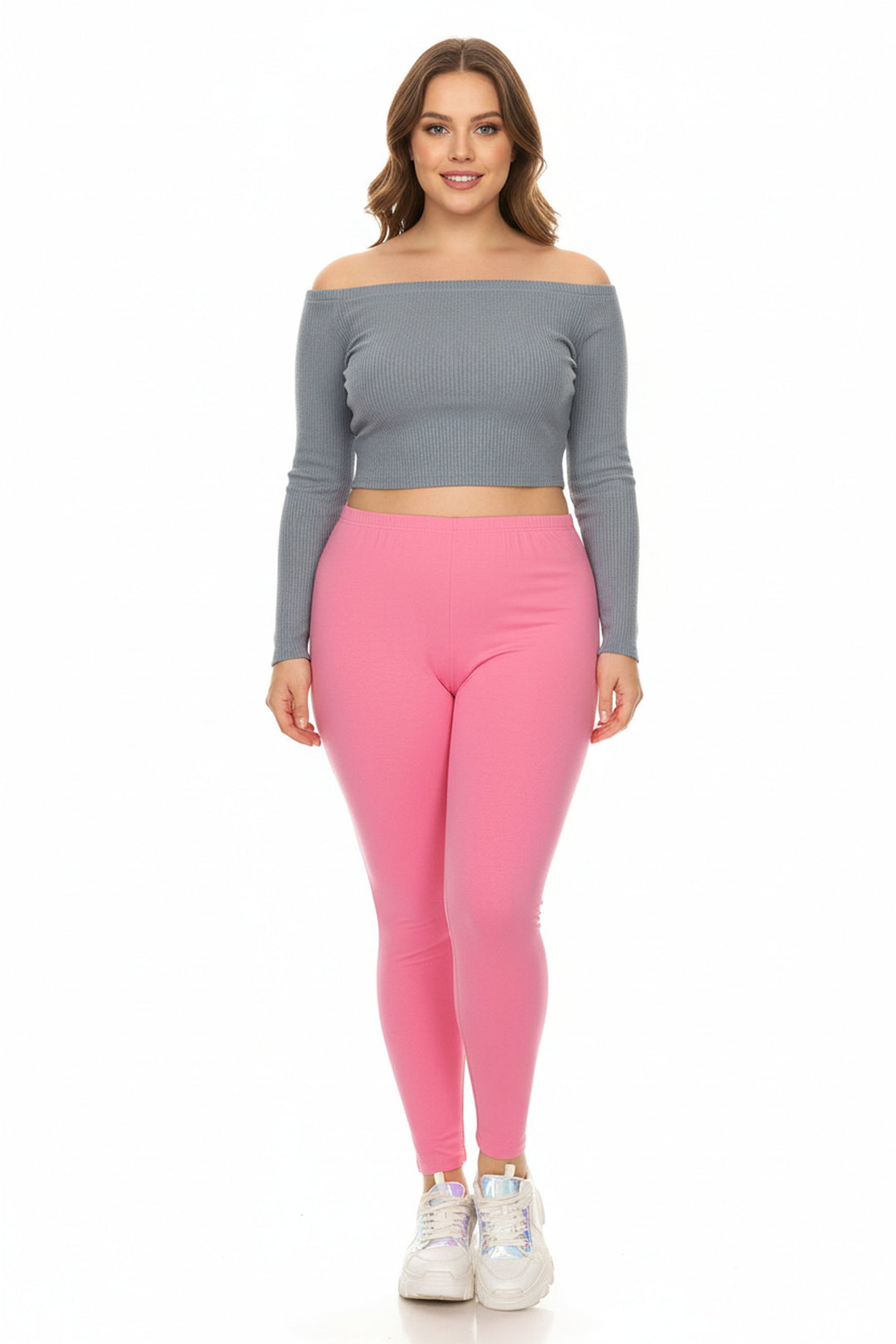 Buttery Smooth Basic Solid Leggings - Extra Plus Size - 3XL 4XL 5XL