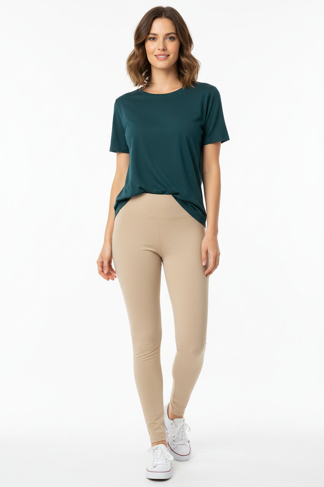 Buttery Smooth Basic Solid High Waisted Leggings - Plus Size - 3 Inch Waist - 1XL 2XL 3XL