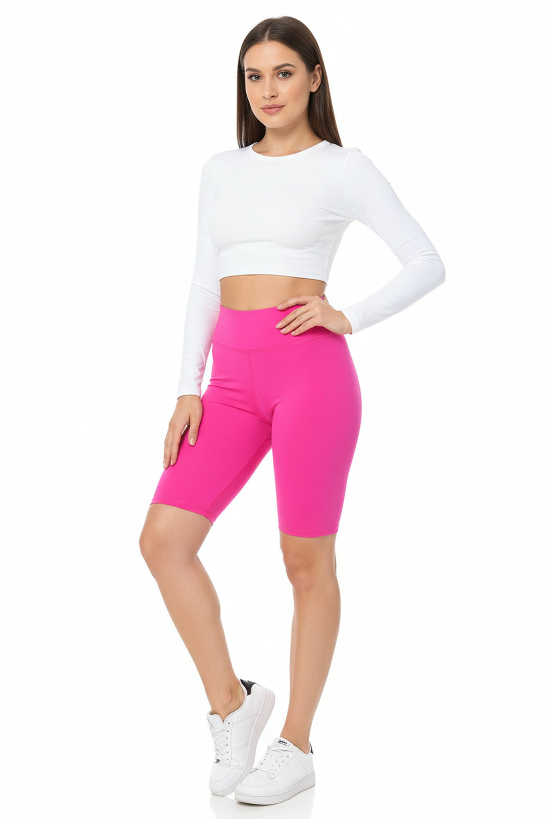 Buttery Smooth Basic Solid Biker Shorts