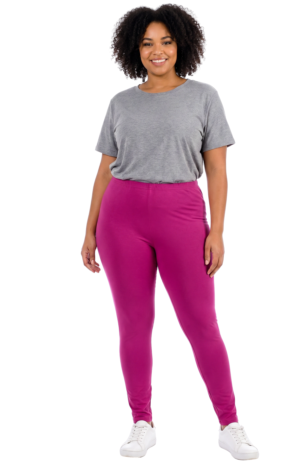 Buttery Smooth Basic Solid Leggings - Plus Size - 1XL 2XL 3XL - New Mix