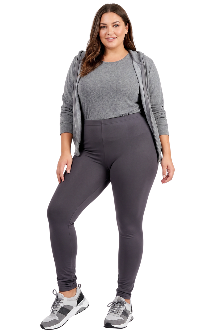 Buttery Smooth Basic Solid Leggings - Plus Size - 1XL 2XL 3XL - New Mix